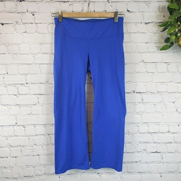 ATHLETA Capri Workout Leggings Blue Size XS - Picture 1 of 11